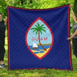 Guam Flag Premium Quilt A6  Quilt